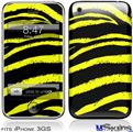 iPhone 3GS Skin - Zebra Yellow