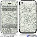 iPhone 3GS Skin - Flowers Pattern 05