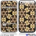 iPhone 3GS Skin - Leave Pattern 1 Brown