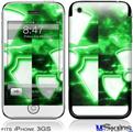 iPhone 3GS Skin - RadioActive Green