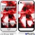 iPhone 3GS Skin - RadioActive Red