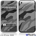 iPhone 3GS Skin - Camouflage Gray