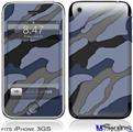 iPhone 3GS Skin - Camouflage Blue