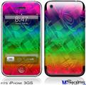 iPhone 3GS Skin - Rainbow Butterflies