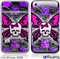 iPhone 3GS Skin - Butterfly Skull