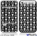 iPhone 3GS Skin - Skull Crossbones Pattern