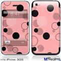 iPhone 3GS Skin - Lots of Dots Pink on Pink