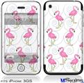 iPhone 3GS Skin - Flamingos on White