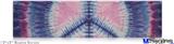 12x3 Bumper Sticker (Permanent) - Tie Dye Peace Sign 101