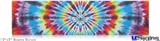 12x3 Bumper Sticker (Permanent) - Tie Dye Swirl 100