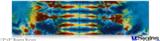 12x3 Bumper Sticker (Permanent) - Tie Dye Spine 106