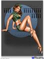 Poster 18"x24" - Bomber Pin Up Girl