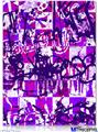 Poster 18"x24" - Purple Checker Graffiti