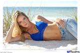 Poster 36"x24" - Kayla DeLancey Beach Denim 23