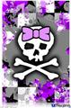 Poster 24"x36" - Purple Princess Skull