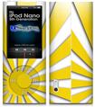 iPod Nano 5G Skin - Rising Sun Japanese Yellow