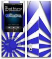 iPod Nano 5G Skin - Rising Sun Japanese Blue