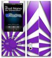 iPod Nano 5G Skin - Rising Sun Japanese Purple