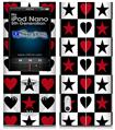 iPod Nano 5G Skin - Hearts and Stars