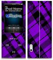 iPod Nano 5G Skin - Purple Plaid
