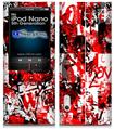 iPod Nano 5G Skin - Red Graffiti