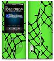 iPod Nano 5G Skin - Ripped Fishnets Green