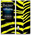 iPod Nano 5G Skin - Zebra Yellow