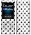 iPod Nano 5G Skin - Kearas Daisies Black on White