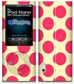 iPod Nano 5G Skin - Kearas Polka Dots Pink On Cream