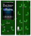 iPod Nano 5G Skin - Holly Leaves on Green