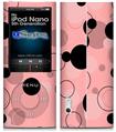 iPod Nano 5G Skin - Lots of Dots Pink on Pink