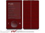 Carbon Fiber Red - Decal Style skin fits Zune 80/120GB  (ZUNE SOLD SEPARATELY)