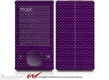 Carbon Fiber Purple - Decal Style skin fits Zune 80/120GB  (ZUNE SOLD SEPARATELY)