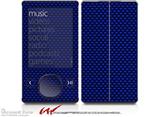 Carbon Fiber Blue - Decal Style skin fits Zune 80/120GB  (ZUNE SOLD SEPARATELY)