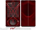 Abstract 01 Red - Decal Style skin fits Zune 80/120GB  (ZUNE SOLD SEPARATELY)
