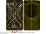 Abstract 01 Yellow - Decal Style skin fits Zune 80/120GB  (ZUNE SOLD SEPARATELY)