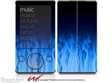 Fire Flames Blue - Decal Style skin fits Zune 80/120GB  (ZUNE SOLD SEPARATELY)