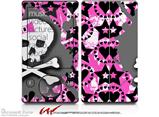 Pink Bow Skull - Decal Style skin fits Zune 80/120GB  (ZUNE SOLD SEPARATELY)