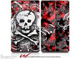 Skull Splatter - Decal Style skin fits Zune 80/120GB  (ZUNE SOLD SEPARATELY)