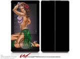 Hula Girl Pin Up - Decal Style skin fits Zune 80/120GB  (ZUNE SOLD SEPARATELY)