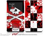 Emo Skull 5 - Decal Style skin fits Zune 80/120GB  (ZUNE SOLD SEPARATELY)