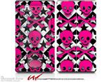 Pink Skulls and Stars - Decal Style skin fits Zune 80/120GB  (ZUNE SOLD SEPARATELY)