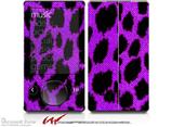 Purple Leopard - Decal Style skin fits Zune 80/120GB  (ZUNE SOLD SEPARATELY)