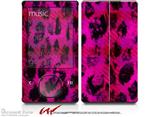 Pink Distressed Leopard - Decal Style skin fits Zune 80/120GB  (ZUNE SOLD SEPARATELY)