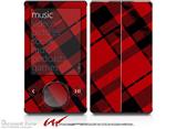 Red Plaid - Decal Style skin fits Zune 80/120GB  (ZUNE SOLD SEPARATELY)