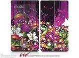 Grungy Flower Bouquet - Decal Style skin fits Zune 80/120GB  (ZUNE SOLD SEPARATELY)