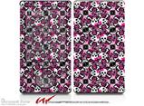 Splatter Girly Skull Pink - Decal Style skin fits Zune 80/120GB  (ZUNE SOLD SEPARATELY)