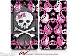 Pink Bow Skull - Decal Style skin fits Zune 80/120GB  (ZUNE SOLD SEPARATELY)