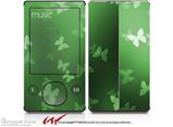 Bokeh Butterflies Green - Decal Style skin fits Zune 80/120GB  (ZUNE SOLD SEPARATELY)