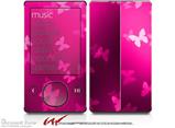 Bokeh Butterflies Hot Pink - Decal Style skin fits Zune 80/120GB  (ZUNE SOLD SEPARATELY)